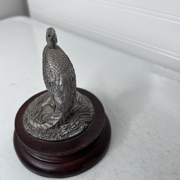 Chilmark Ringneck Pheasant fine pewter statue - Picture 5 of 9